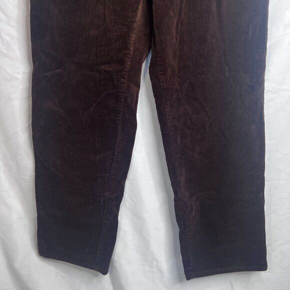 Lauren Ralph Lauren Corduroy Jeans Brown Classic Neutral Fall Size 14 - Picture 5 of 9